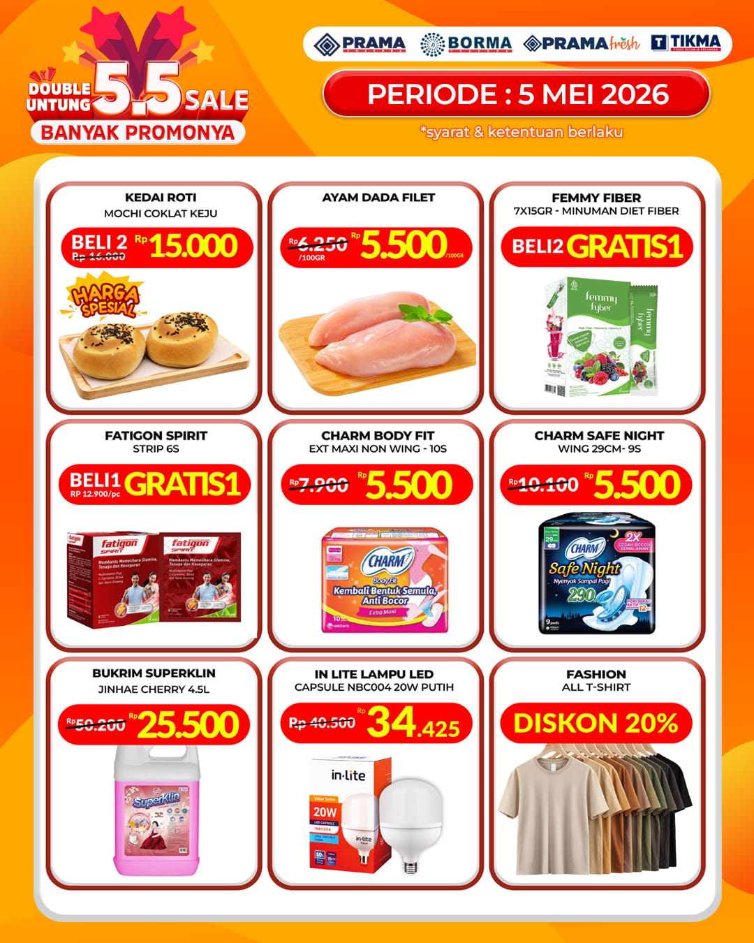 Double Untung 5.5 Sale