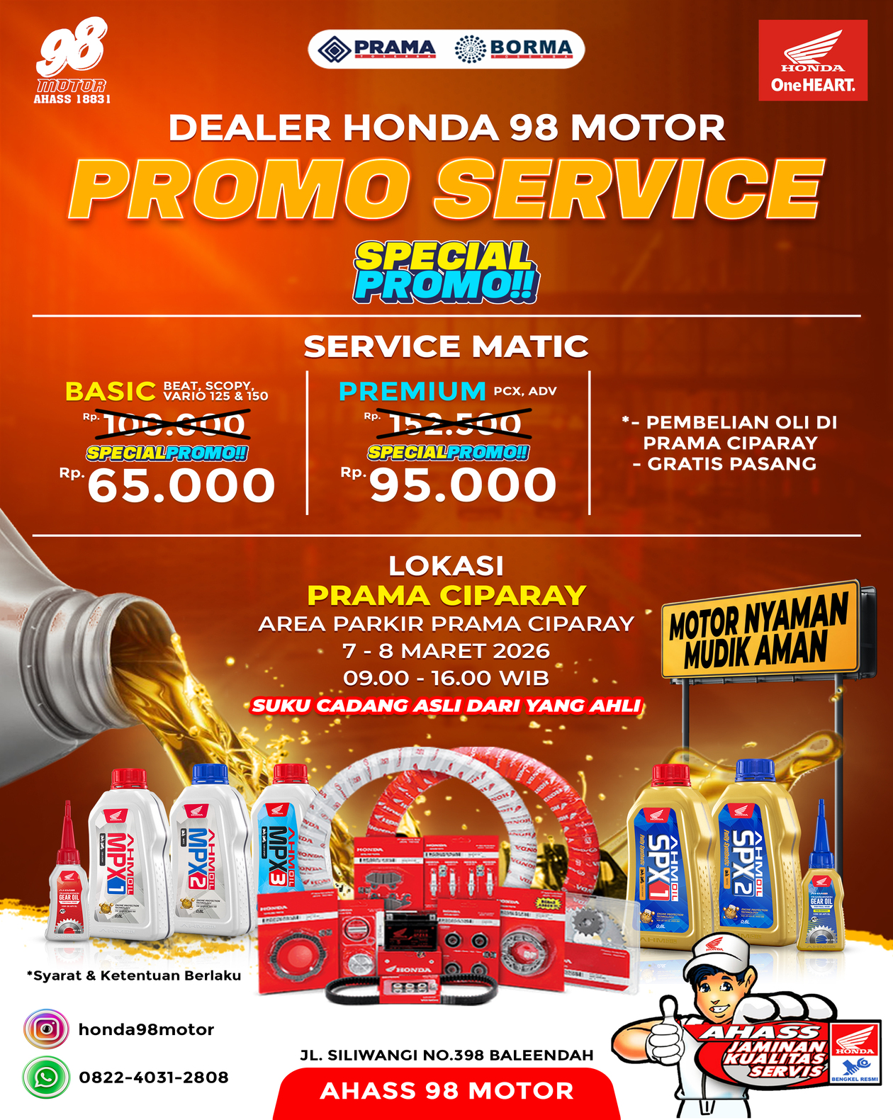 Promo Service AHASS 98 Motor