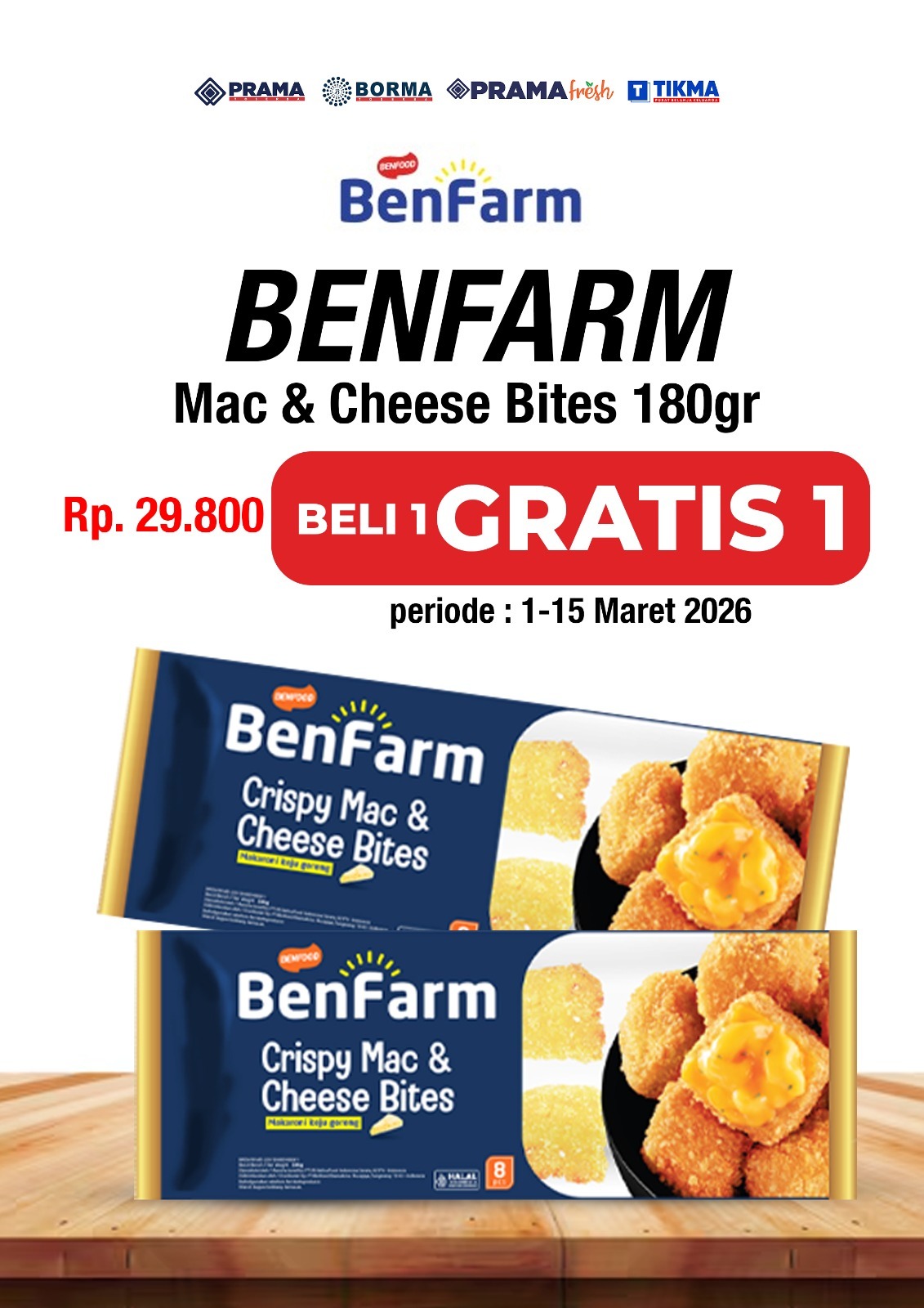 Promo BENFARM MAC & CHEESE BITES