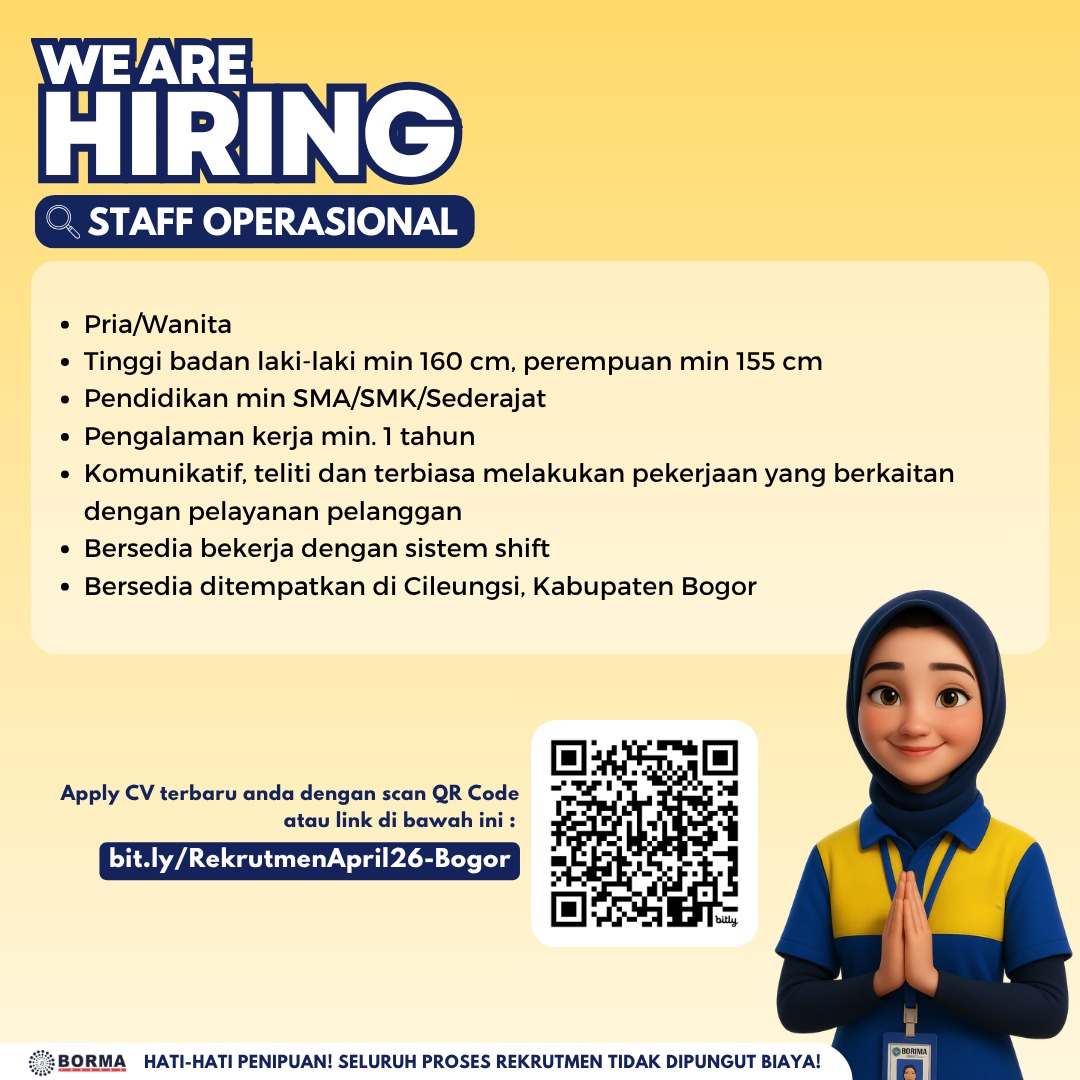 Loker Staff Operasional