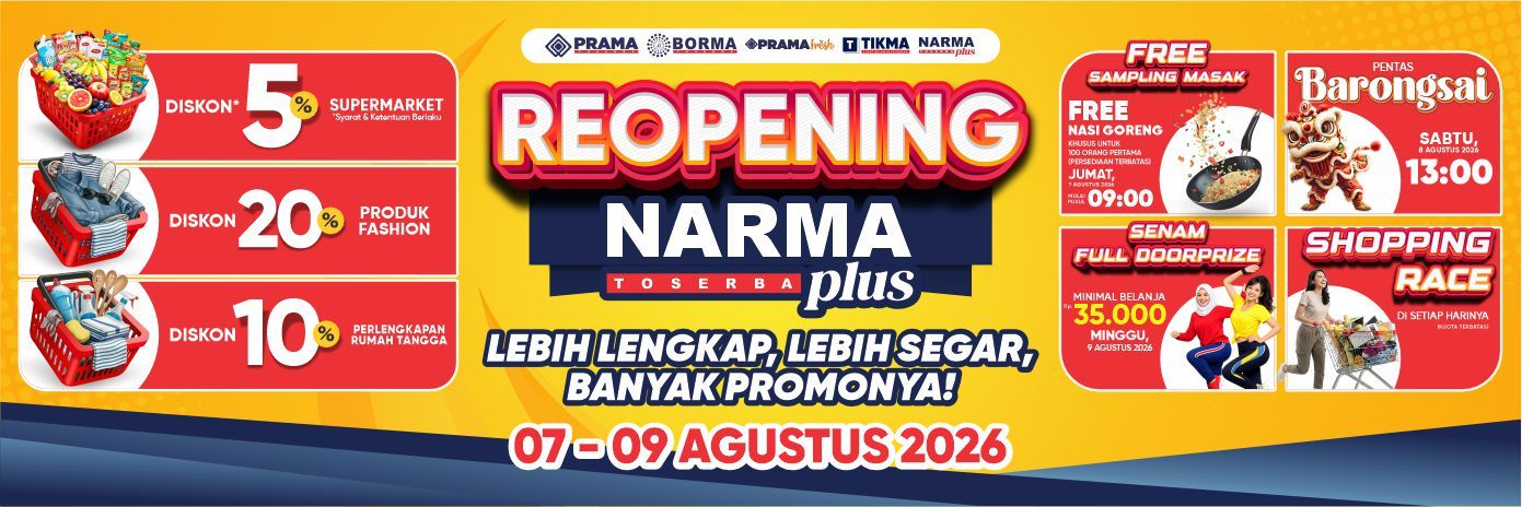 Promo Prama Borma Toserba