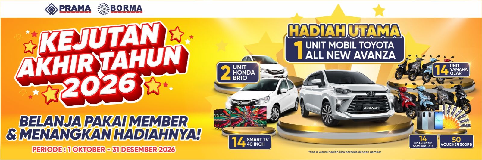 Promo Prama Borma Toserba