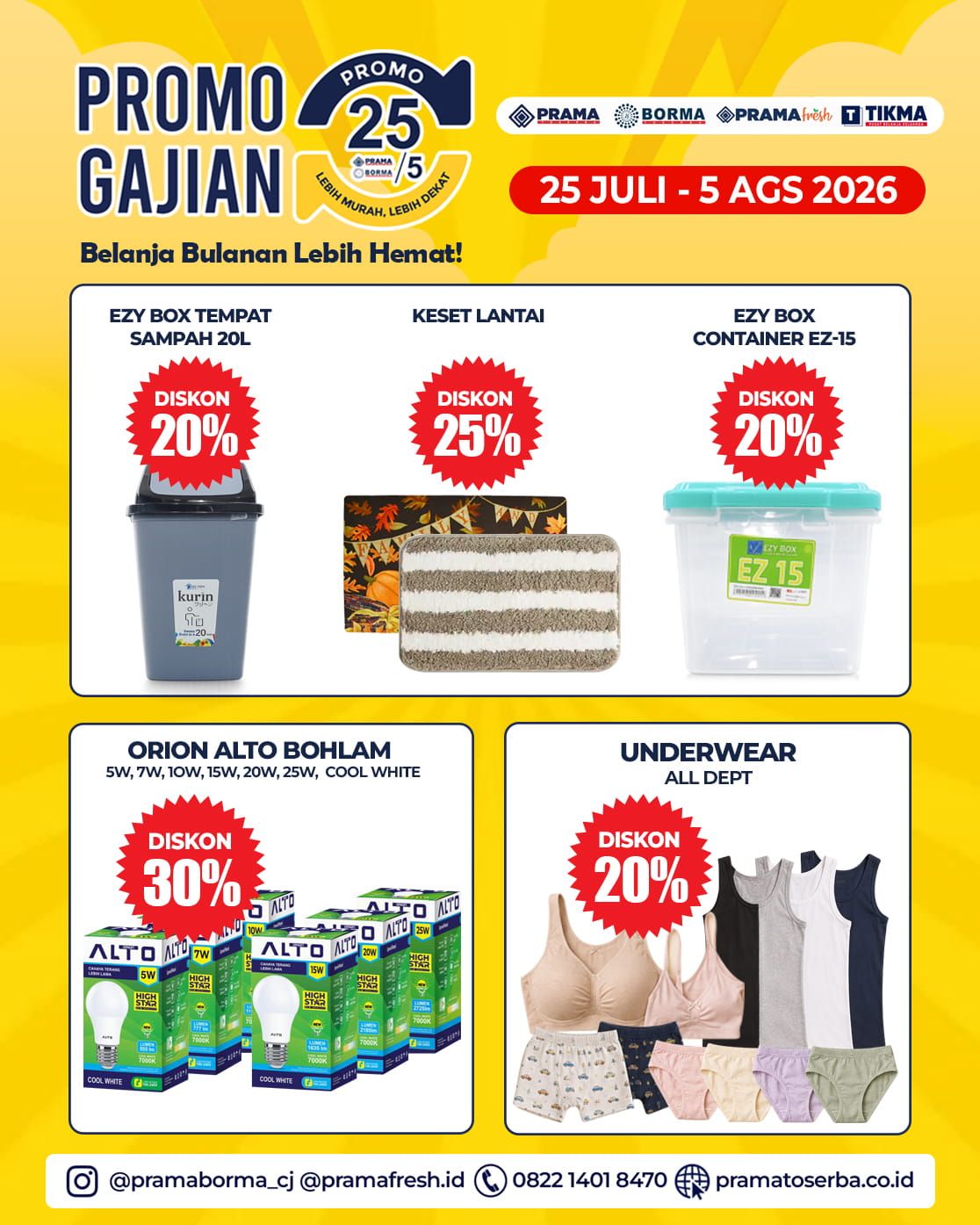 Promo Gajian 25/5