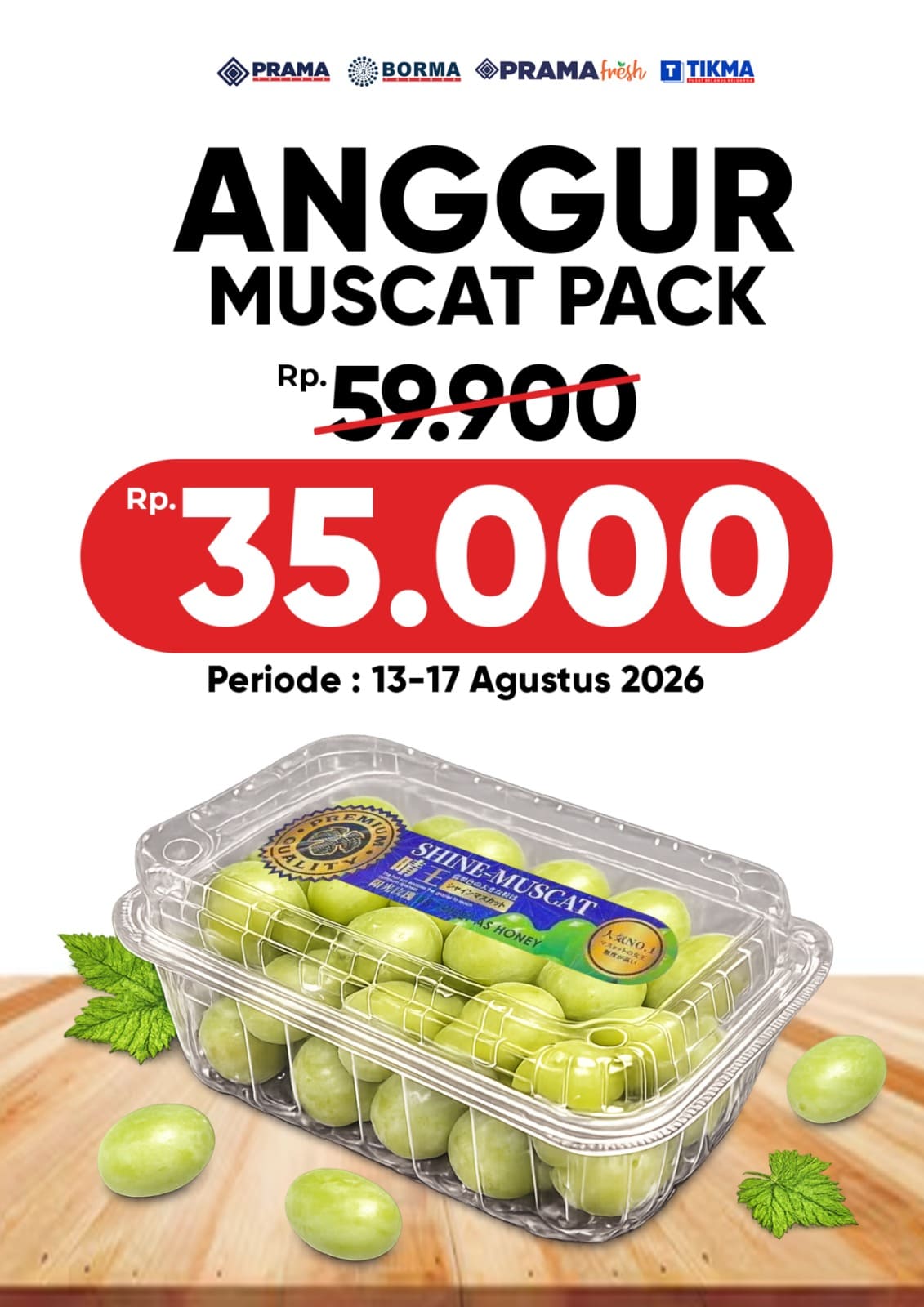 Promo ANGGUR MUSCAT PACK